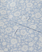 Liberty Blossom Easy Iron Duvet Cover Set Blue (view 12)