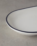 Porcelain Rectangular Plate Black (view 6)