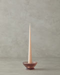 Areka Glass Candelabra 4 cm Brown