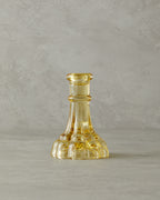 Cyrstal Glass Candelabra 14 cm Amber (view 2)