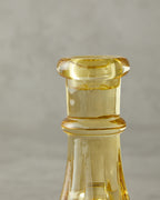 Cyrstal Glass Candelabra 14 cm Amber (view 3)