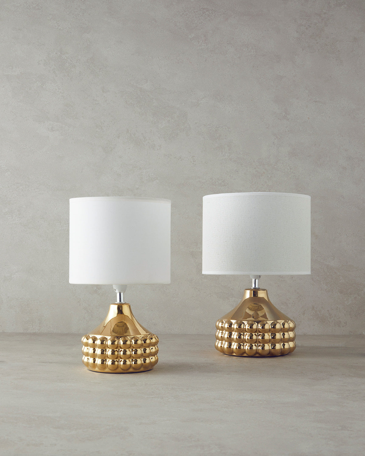 Bruna Ceramic Table Lamp 29 cm Gold Beige (view 3)