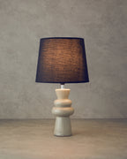 Calvi Ceramic Table Lamp Beige - 34 cm (view 2)