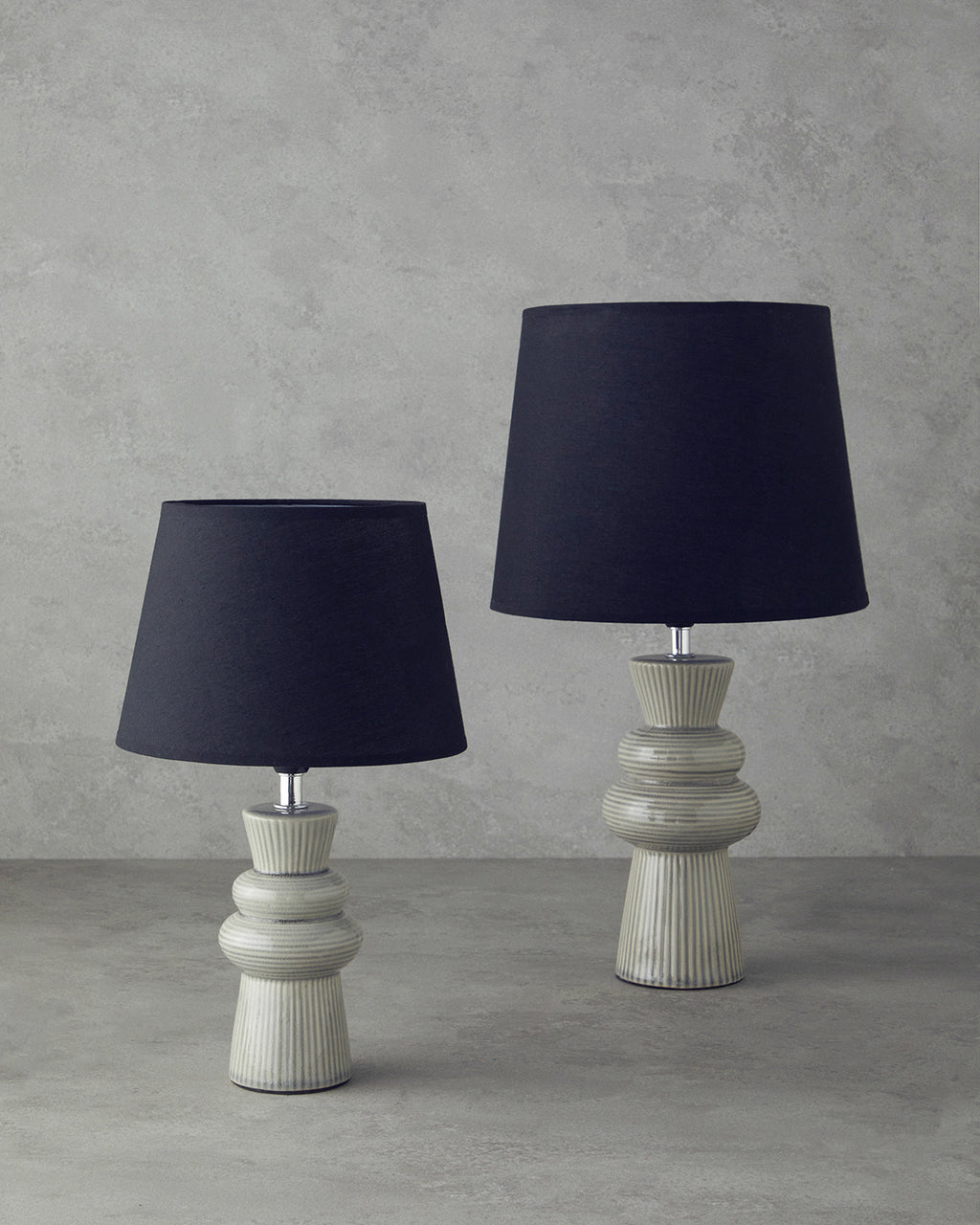 Calvi Ceramic Table Lamp Beige (view 8)