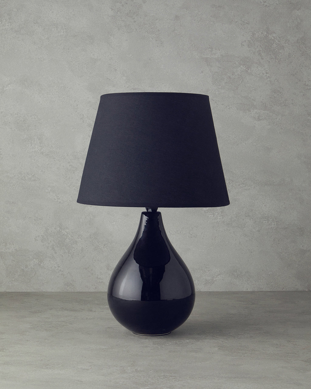 Becca Ceramic Table Lamp Black - 41 cm