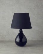 Becca Ceramic Table Lamp Black - 41 cm