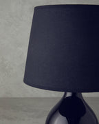 Becca Ceramic Table Lamp Black (view 3)