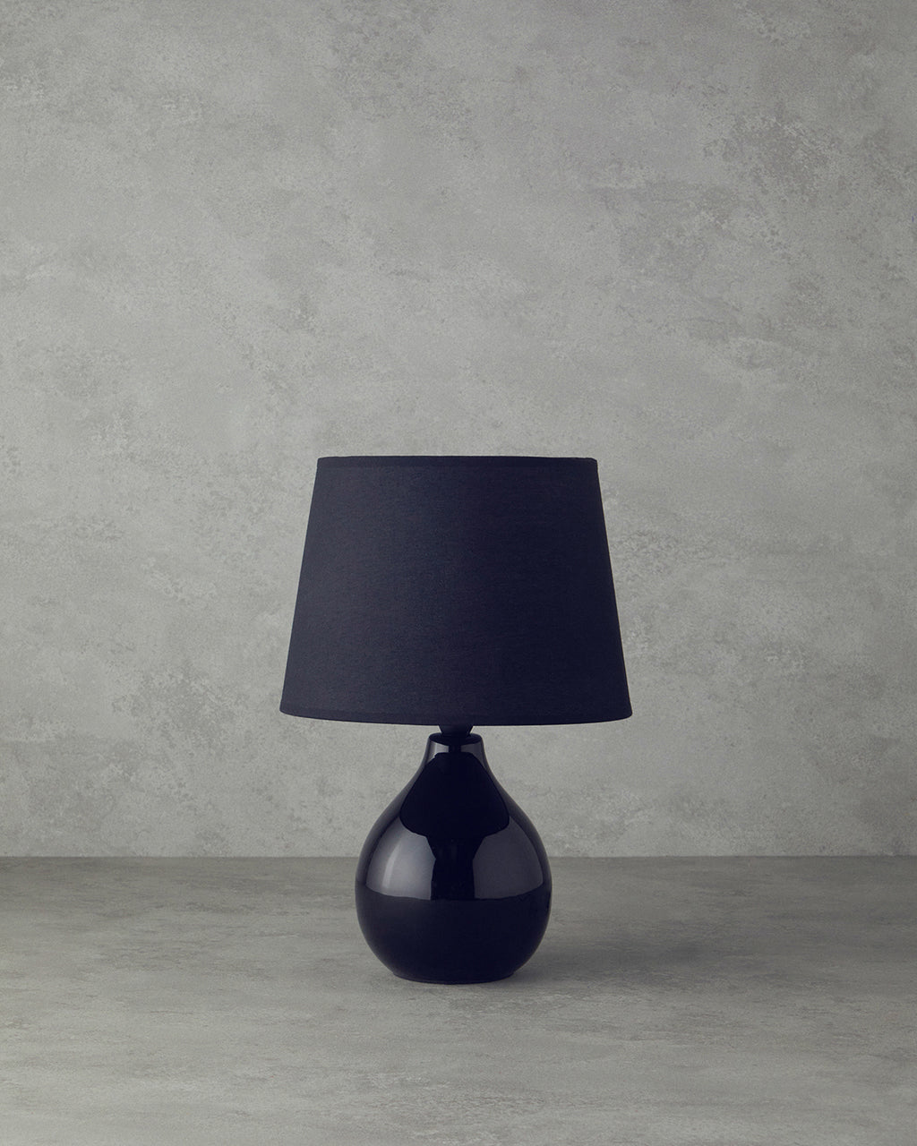 Becca Ceramic Table Lamp Black (view 5)