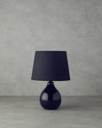 Becca Ceramic Table Lamp Black (view 5)