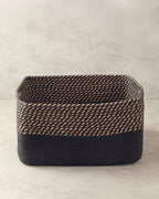 Terra Basket 30x15 cm Natural - Black