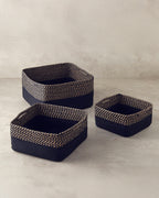 Terra Basket 30x15 cm Natural - Black (view 3)