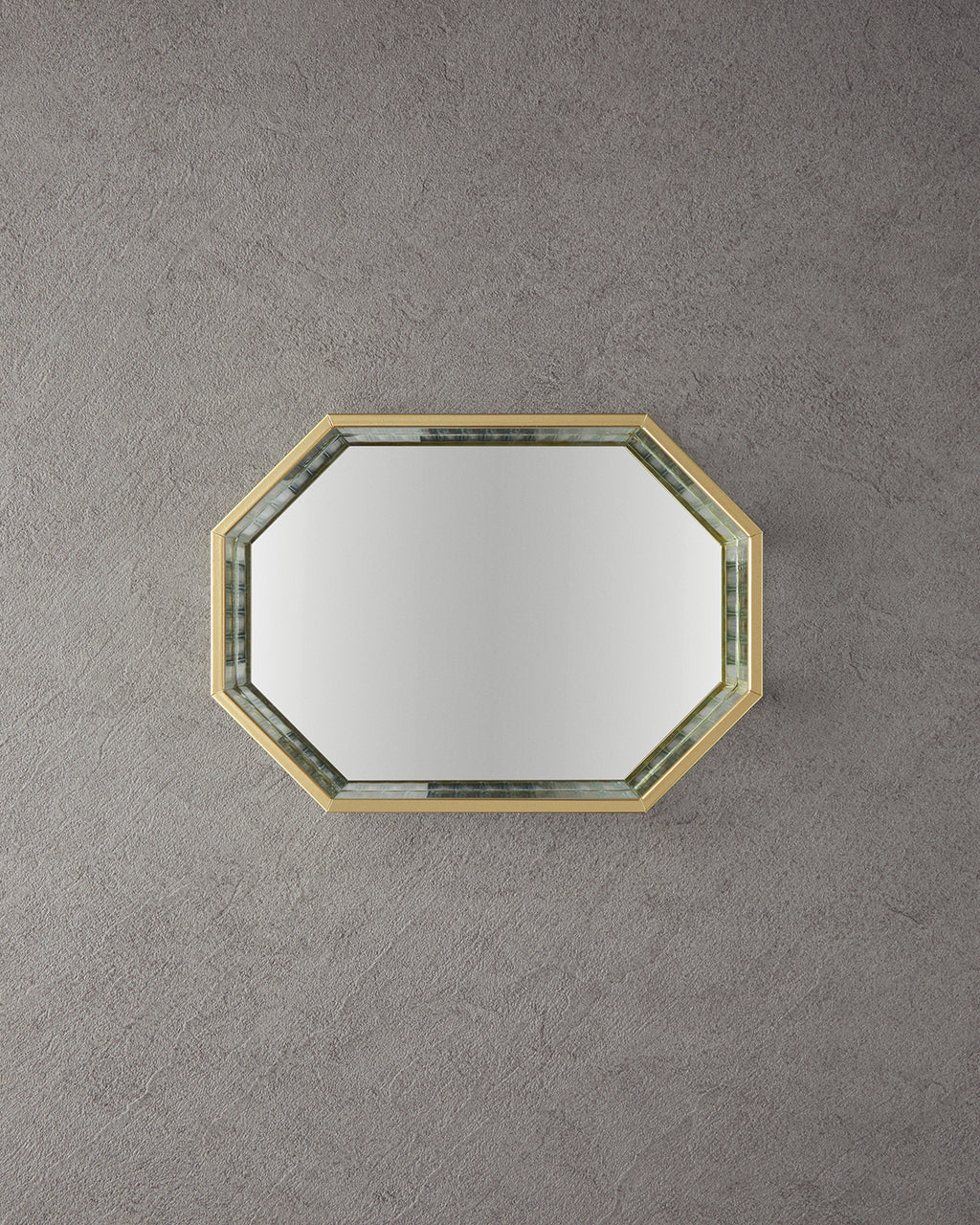 Luxury Glass Decorative Tray Gold - 32x23 cm (view 2)