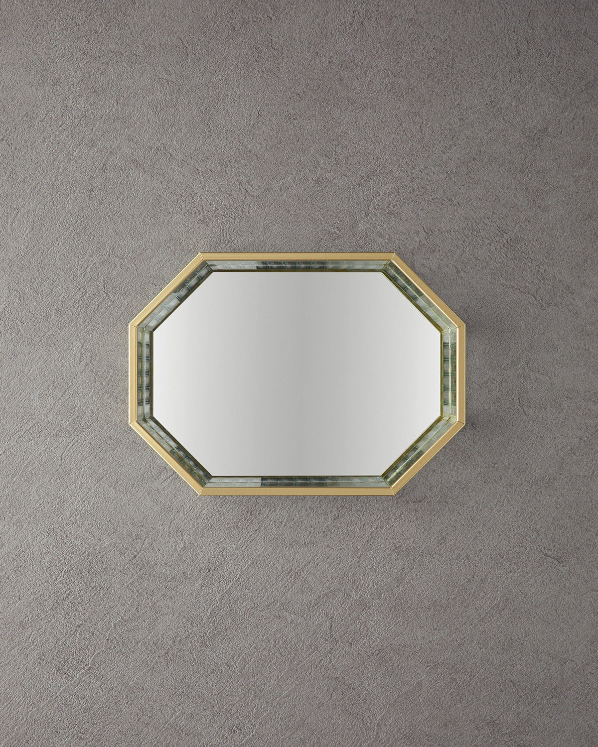 Luxury Glass Decorative Tray Gold - 32x23 cm (view 2)
