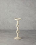 Chain Candle Holder Cream - 10x10x28 cm