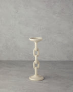 Chain Candle Holder Cream - 10x10x28 cm