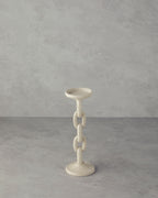Chain Candle Holder Cream - 9x9x22.5 cm (view 2)