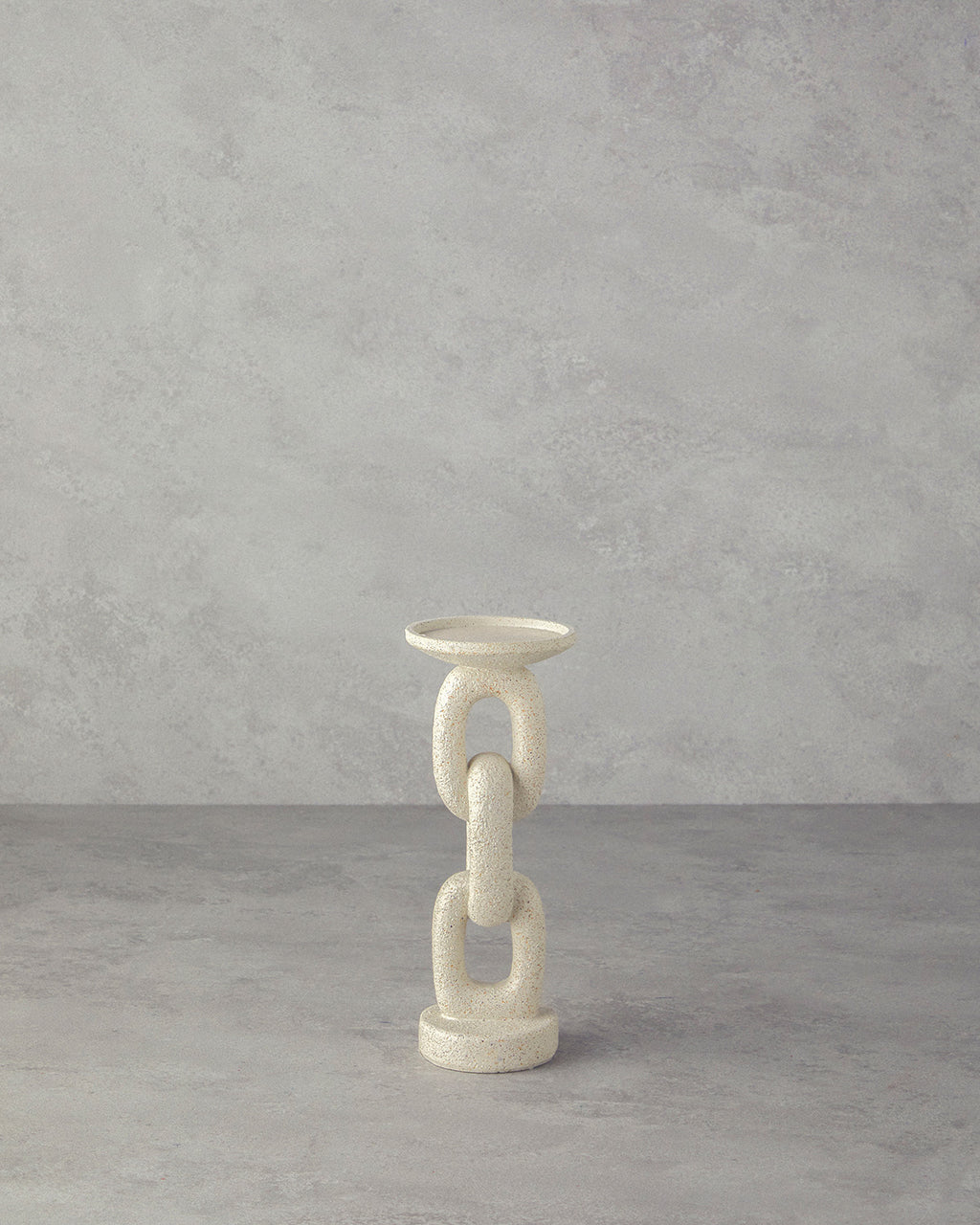Chain Candle Holder Cream (view 5)