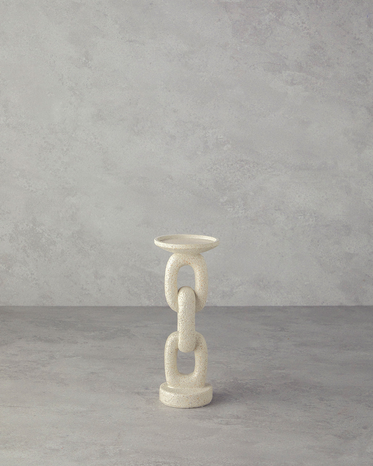 Chain Candle Holder Cream (view 5)