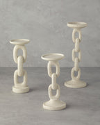 Chain Candle Holder Cream (view 12)