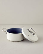Luna Aluminum Deep Pot 20 cm - Cream