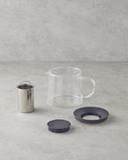 Lena Borosilicate Round with Strainer Tea Pot Transparent (view 6)