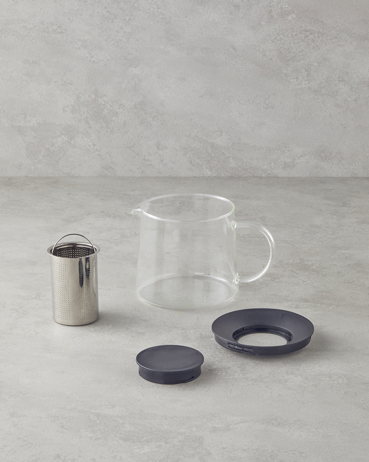 Lena Borosilicate Round with Strainer Tea Pot Transparent (view 6)