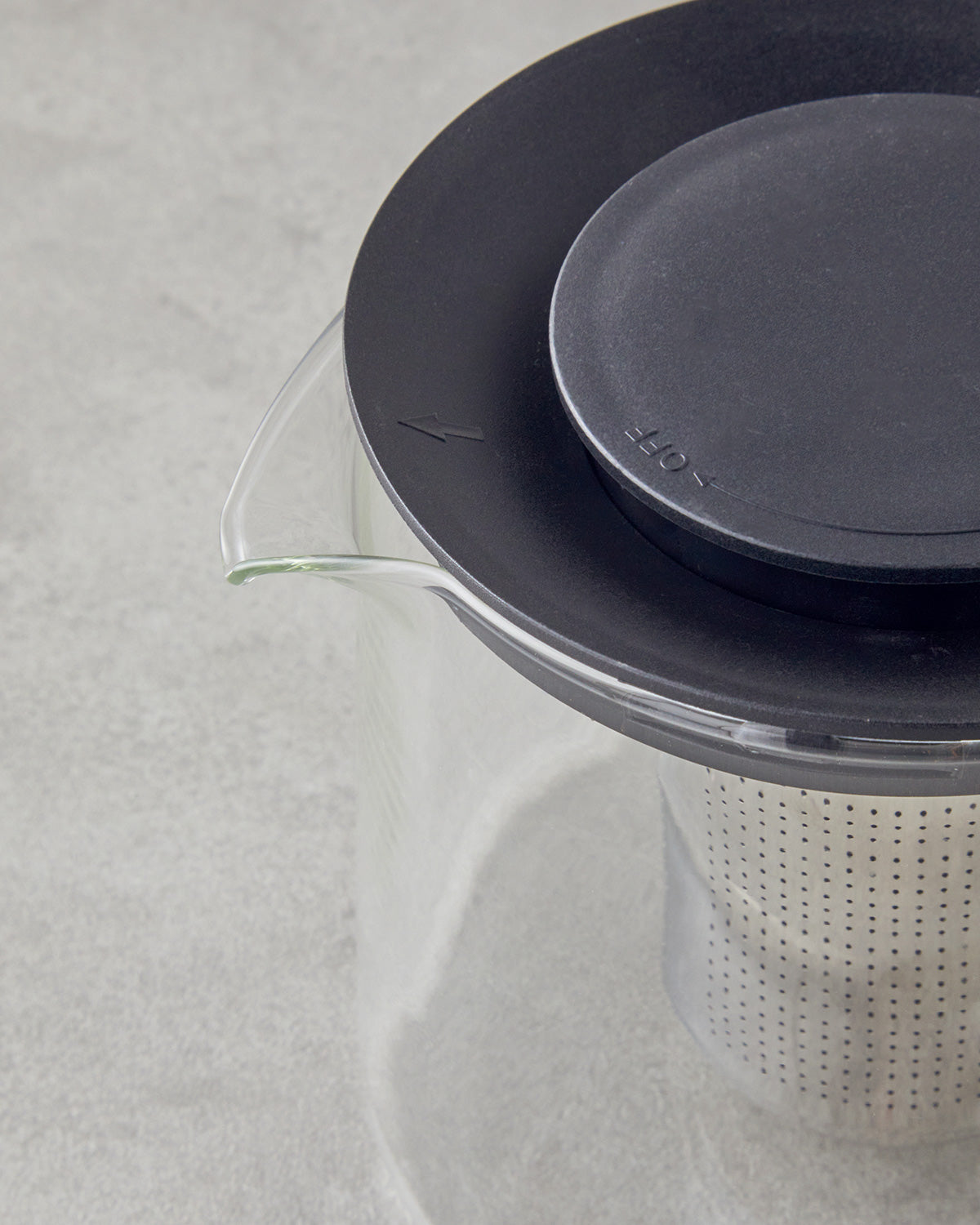 Lena Borosilicate Round with Strainer Tea Pot Transparent (view 7)
