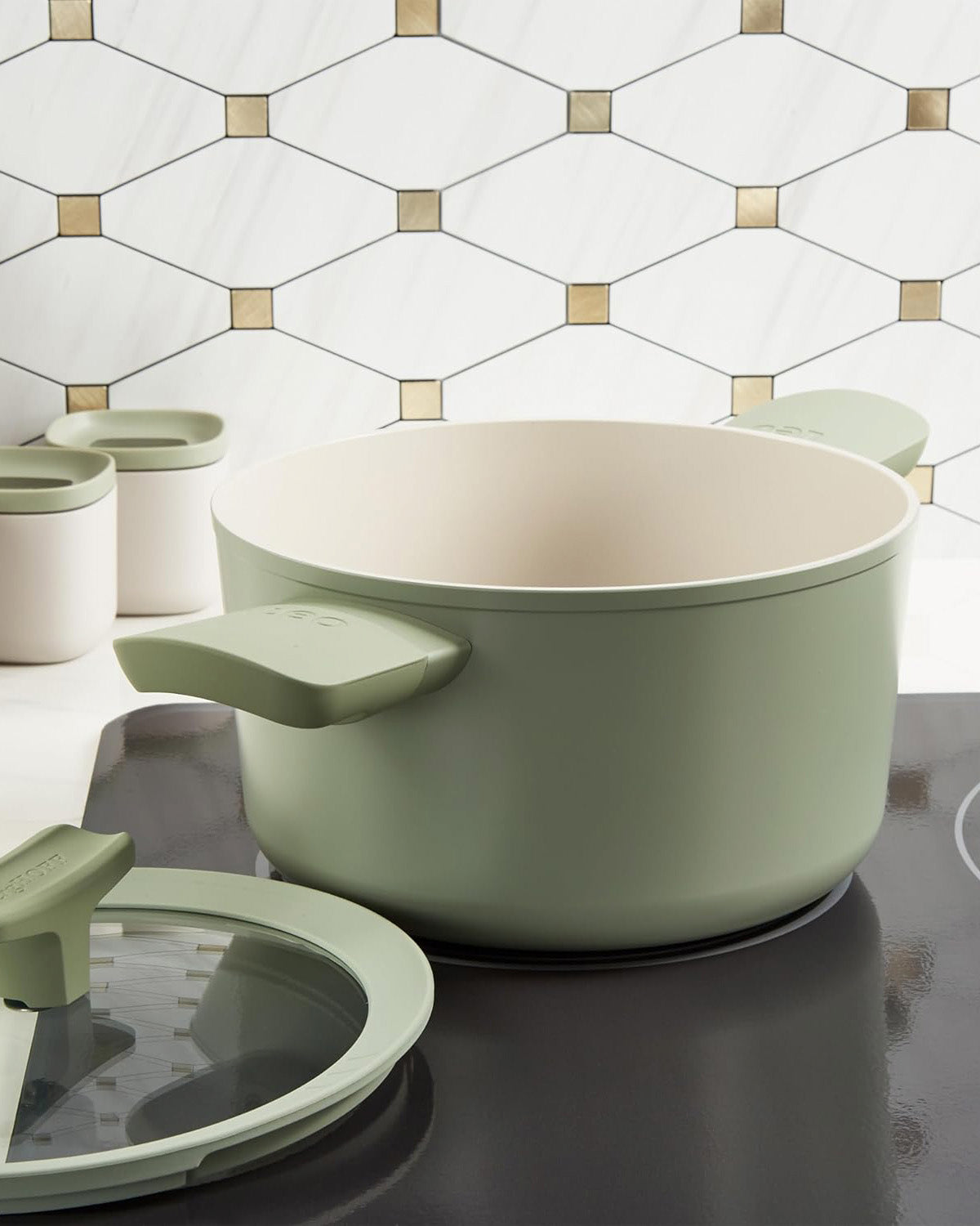 Berghoff Leo Balance Sage Aluminum Pot Sage Green - 24x14 cm (view 2)