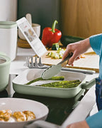 Aluminum Grill Pan 24 cm Sage Green
