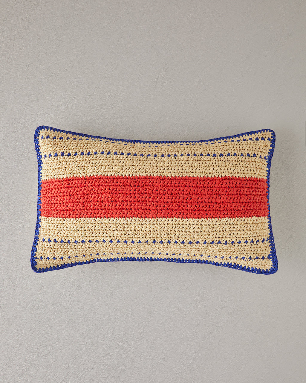 Sali Raffia Decorative Cushion 45x45 cm Natural