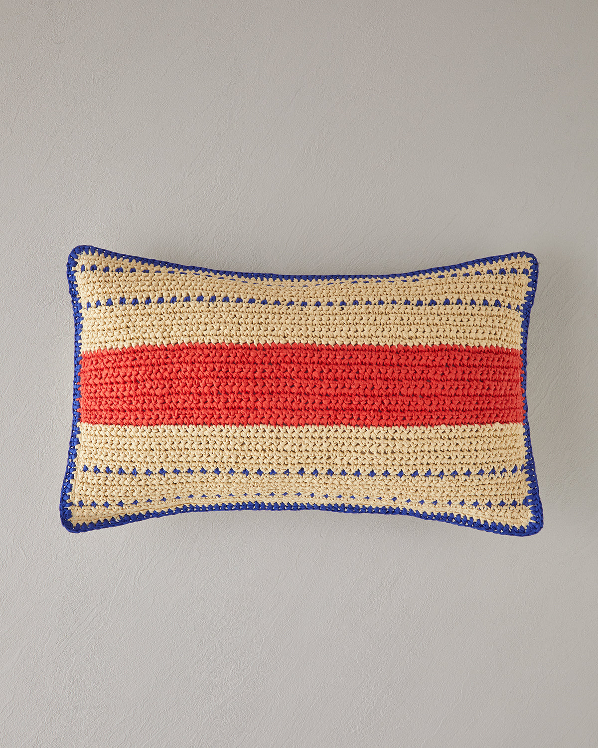 Sali Raffia Decorative Cushion 45x45 cm Natural