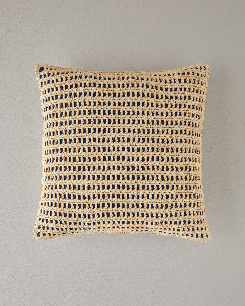Luly Raffia Decorative Cushion 45x45 cm Natural