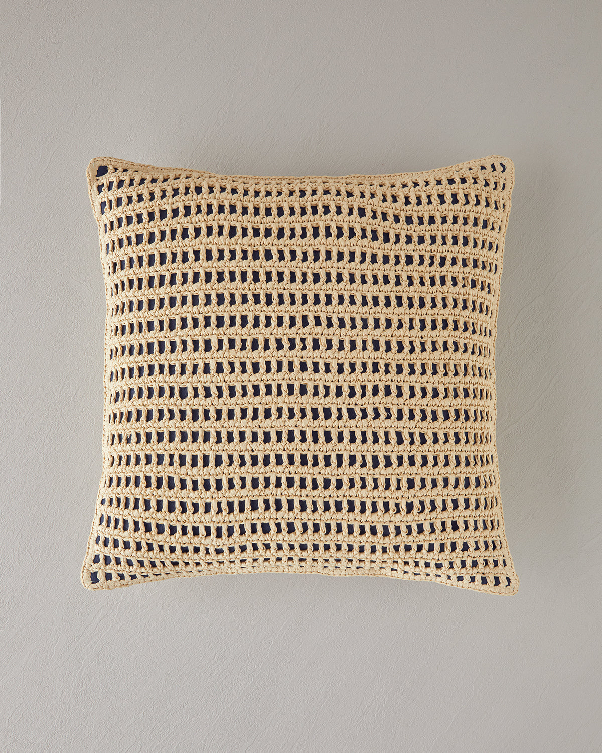 Luly Raffia Decorative Cushion 45x45 cm Natural