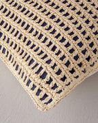 Luly Raffia Decorative Cushion 45x45 cm Natural (view 2)