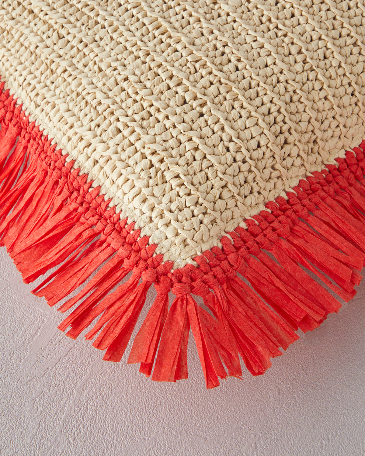 Roso Raffia Decorative Cushion 40x40 cm Natural (view 2)