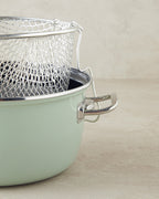 Enamel Frying Pan 22 cm - Maroon (view 3)