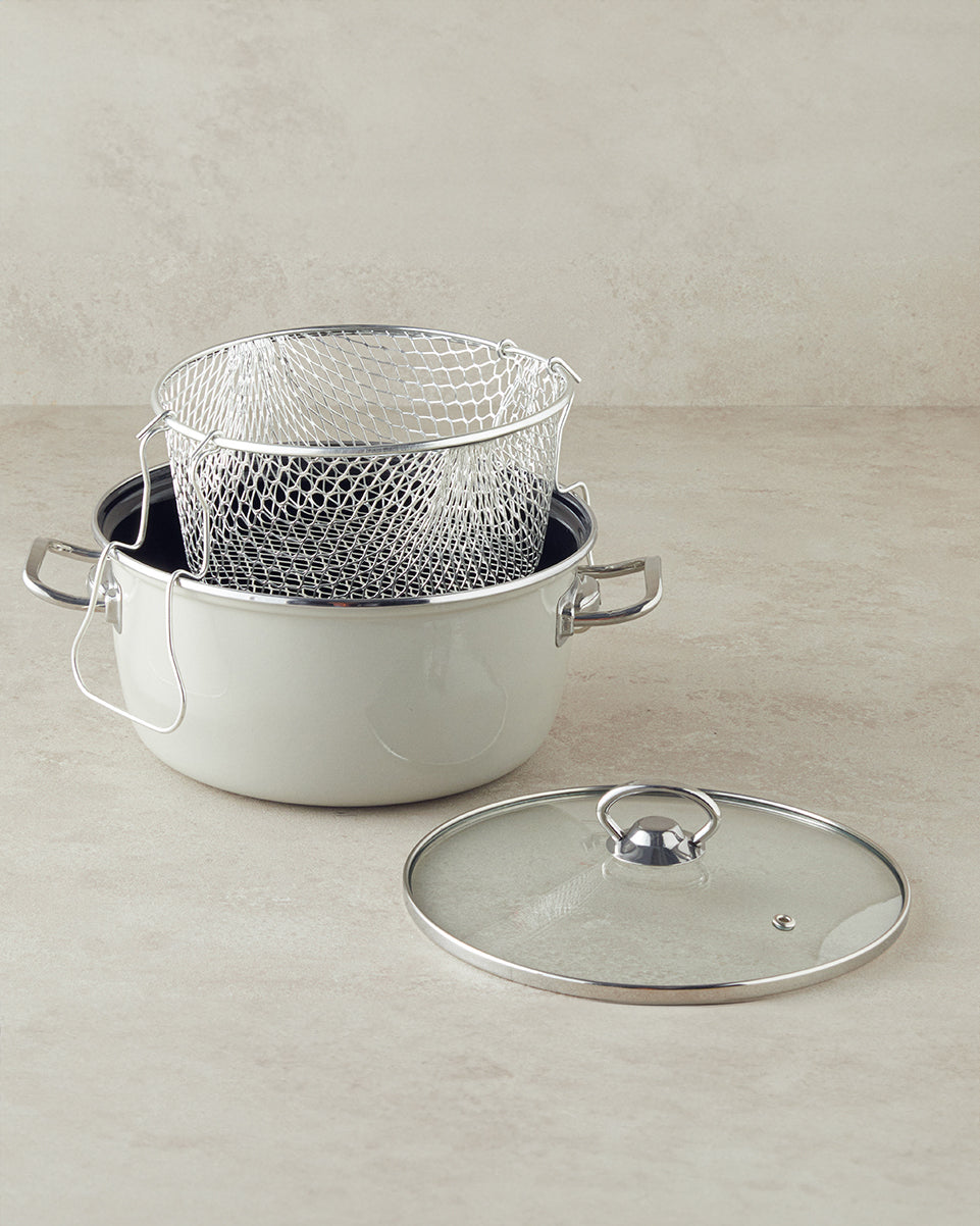Enamel Frying Pan 22 cm (view 7)