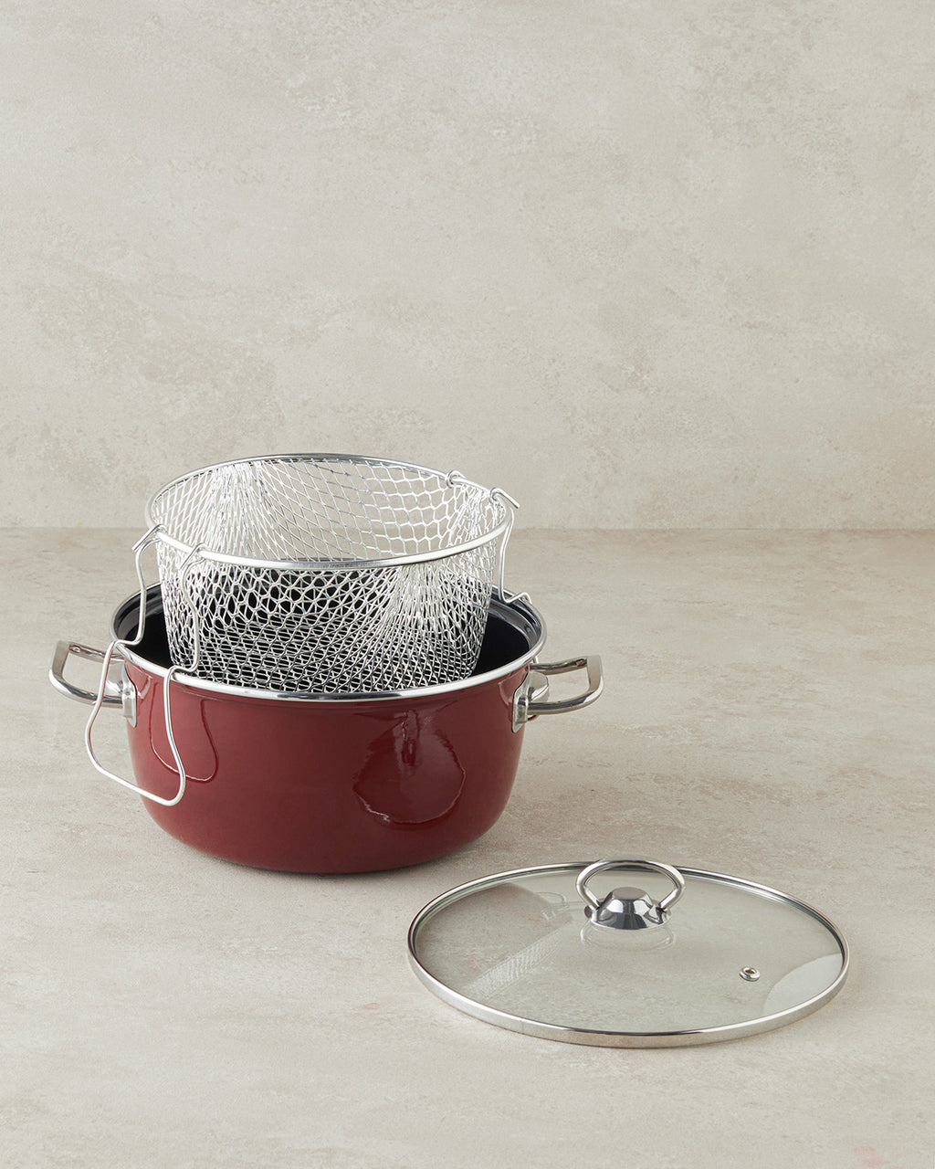 Enamel Frying Pan 22 cm (view 12)
