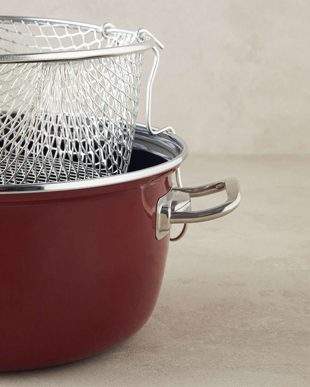 Enamel Frying Pan 22 cm (view 13)