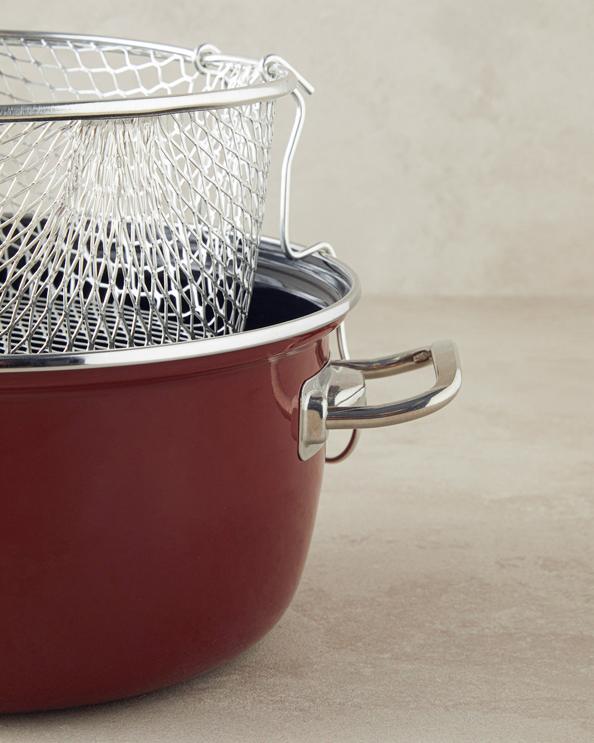 Enamel Frying Pan 22 cm (view 13)
