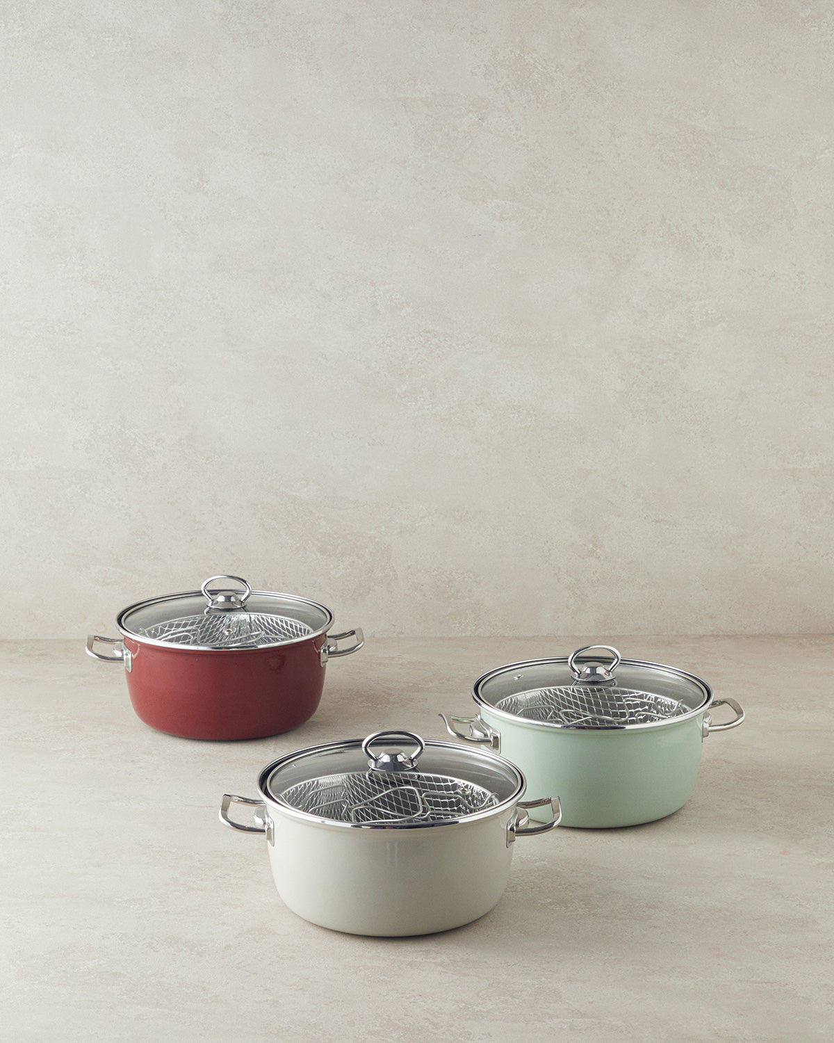 Enamel Frying Pan 22 cm (view 15)