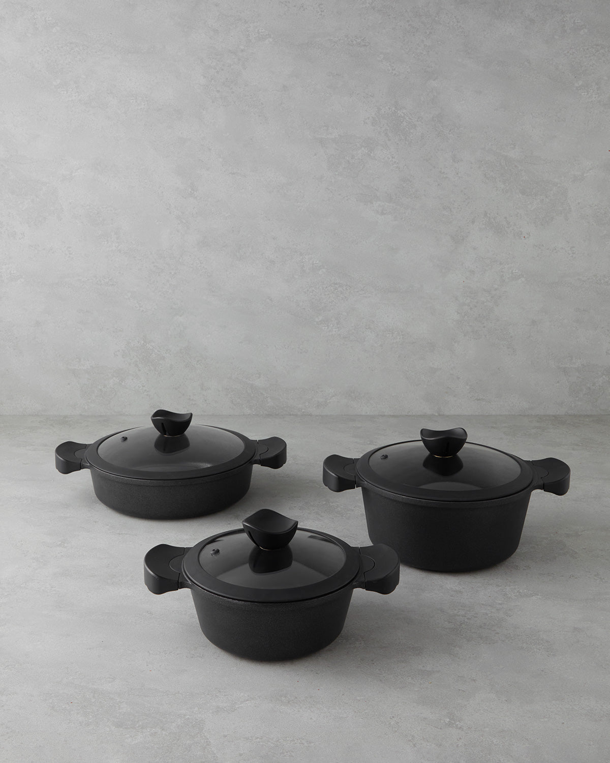 Aluminum Deep Pot Black (view 4)