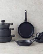 Aluminum Deep Pot Black (view 5)