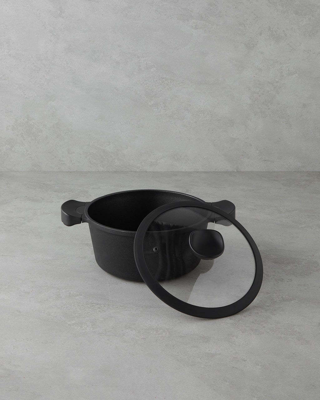 Aluminum Deep Pot Black (view 6)