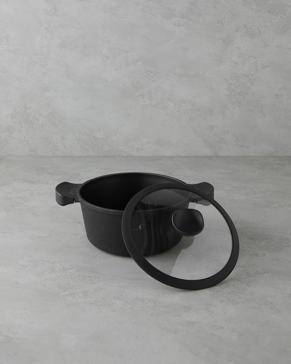 Aluminum Deep Pot Black (view 6)