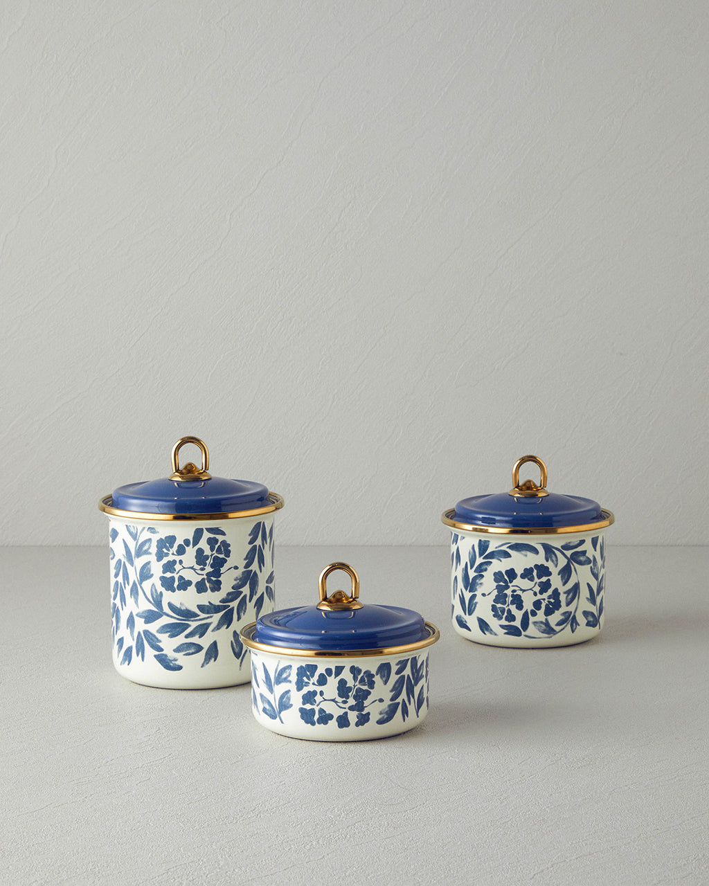 Carnival Floral Enamel Spice Rack 450 ml Blue (view 4)