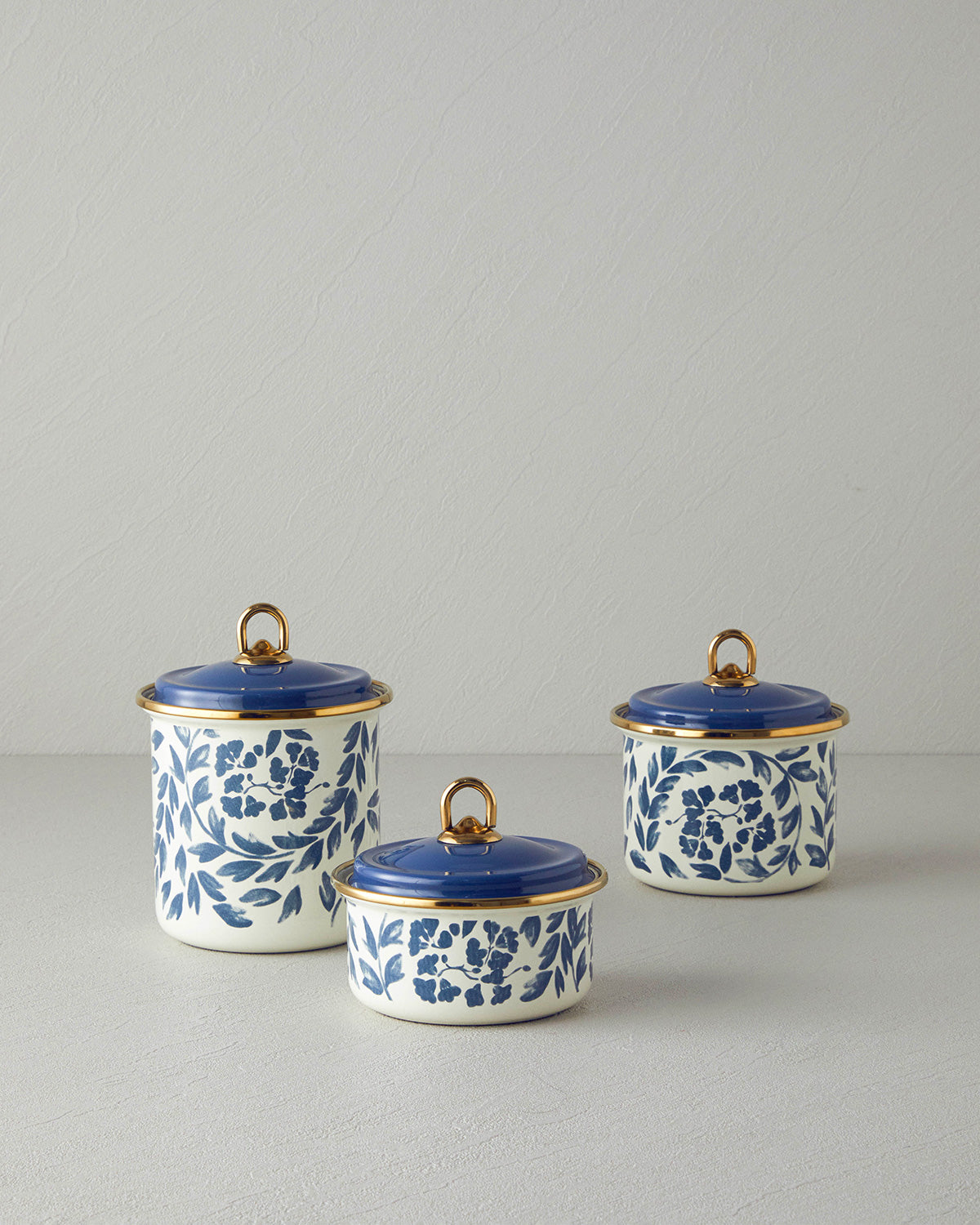 Carnival Floral Enamel Spice Rack 450 ml Blue (view 4)