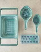 Mixed Shapes Plastic 4 Pieces Kitchen Tool 250ml+600ml +1500ml+5500ml Green (view 3)