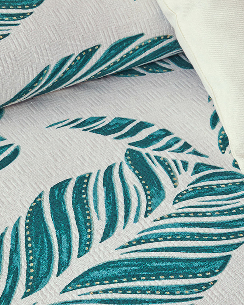 Leafy Wonder Printed Summer Blanket Green - King 240x220 cm (view 2)
