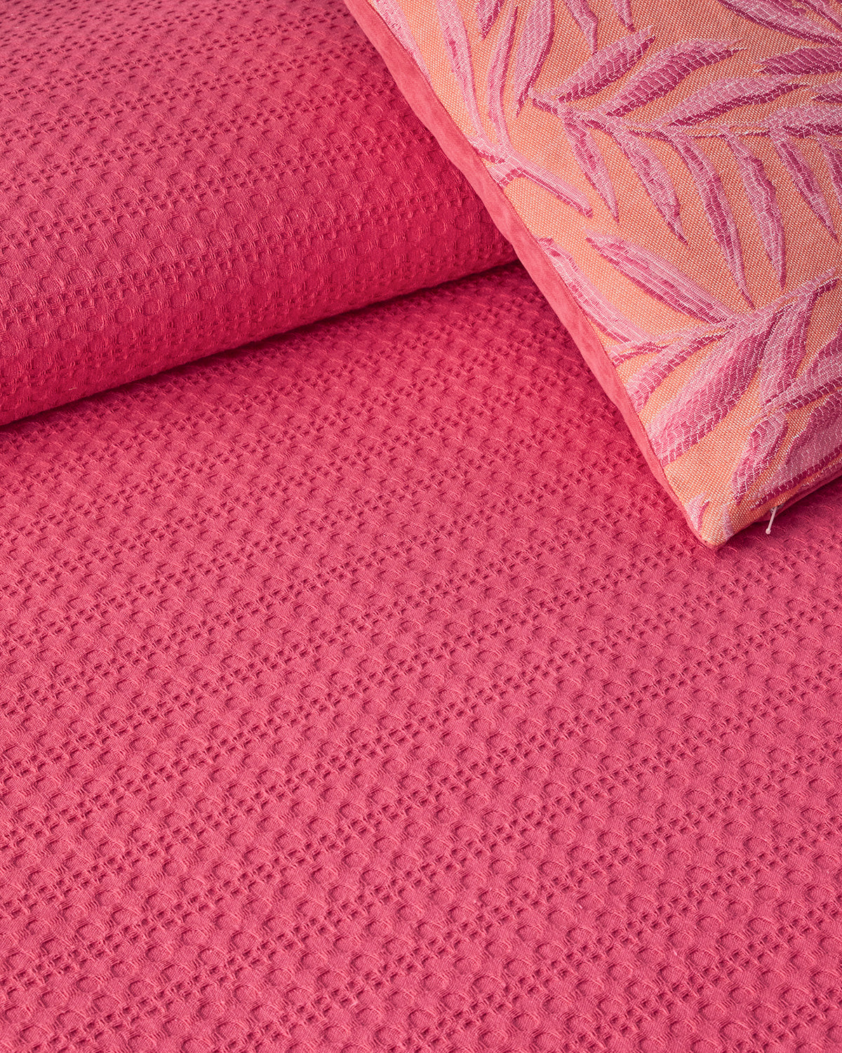 Harmony Cotton Summer Blanket - Peach - King 240x220 cm (view 8)
